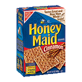 Nabisco Honey Maid grahams made with real cinnamon Left Picture